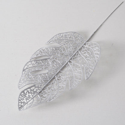 Silver flower arrangement artificial flowers
