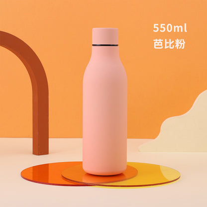 Thermos bottle rubber paint outdoor sports water cup