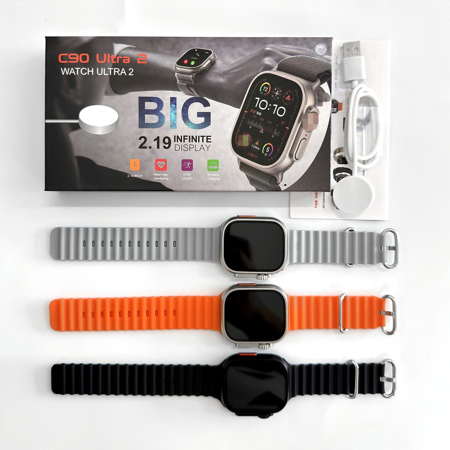 C90 Ultra 2 Bluetooth Calling Men's Sports Watch