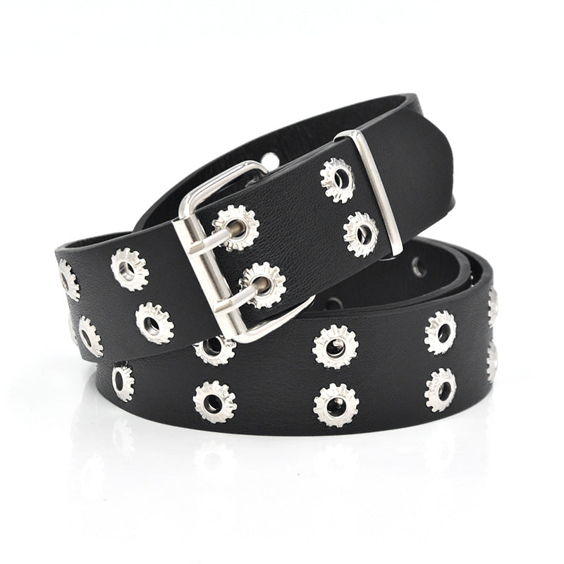 hot sale Punk ladies pin buckle belt