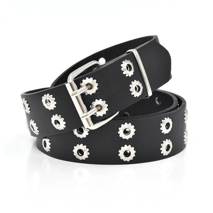 hot sale Punk ladies pin buckle belt