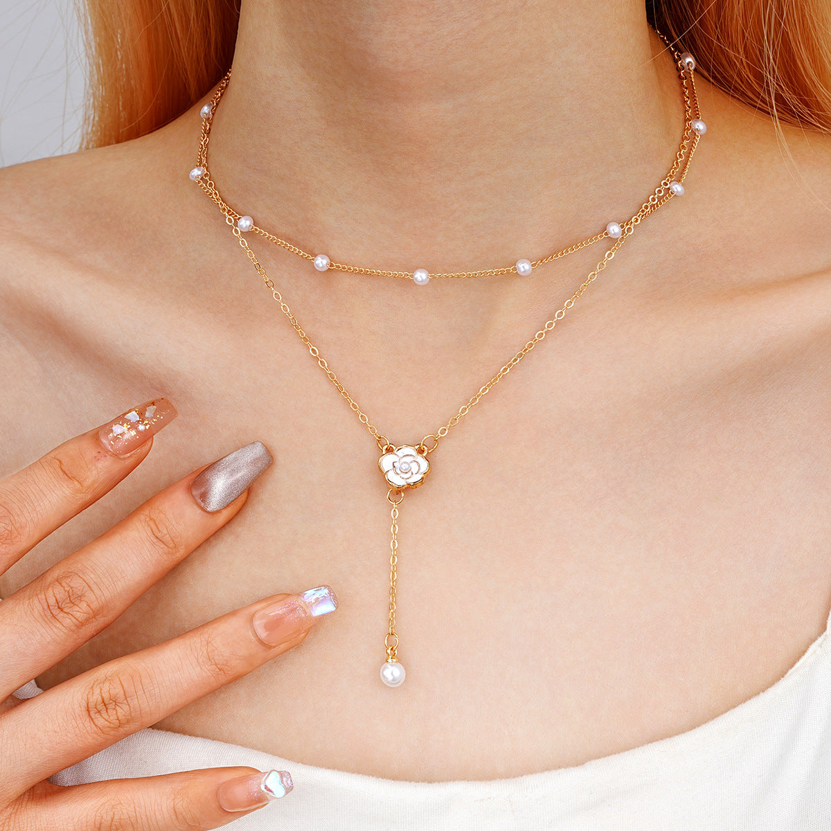 Pearl Butterfly Necklace