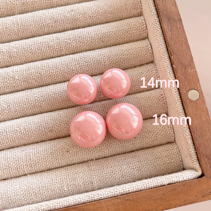 fashion Cherry Blossom Pink Pearl Stud Earrings