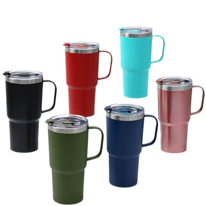 304 stainless steel car cup can be printed with logo.