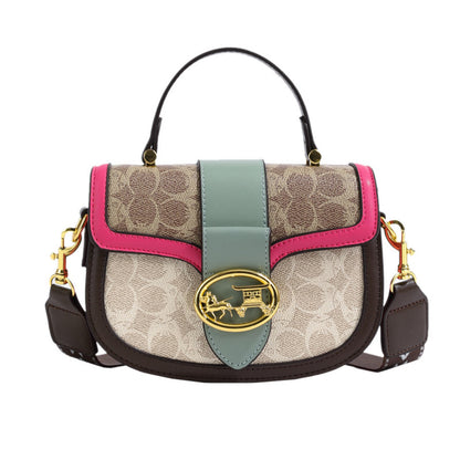 Contrasting color saddle bag wholesale