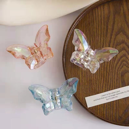 Mermaid color crystal claw clip