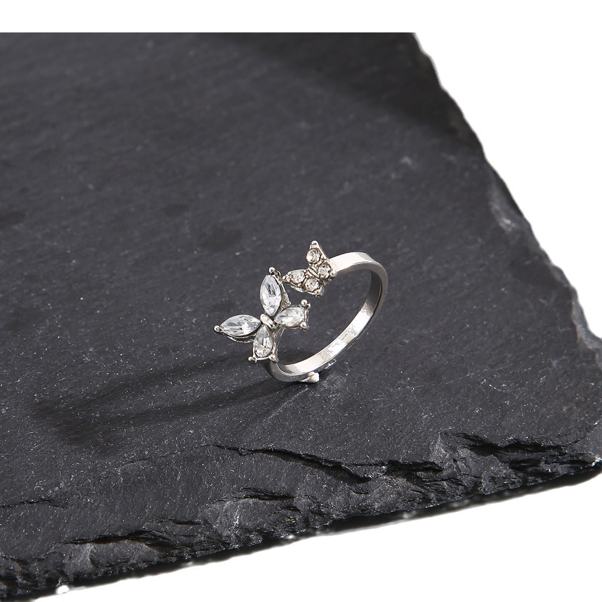 Adjustable Butterfly Ring
