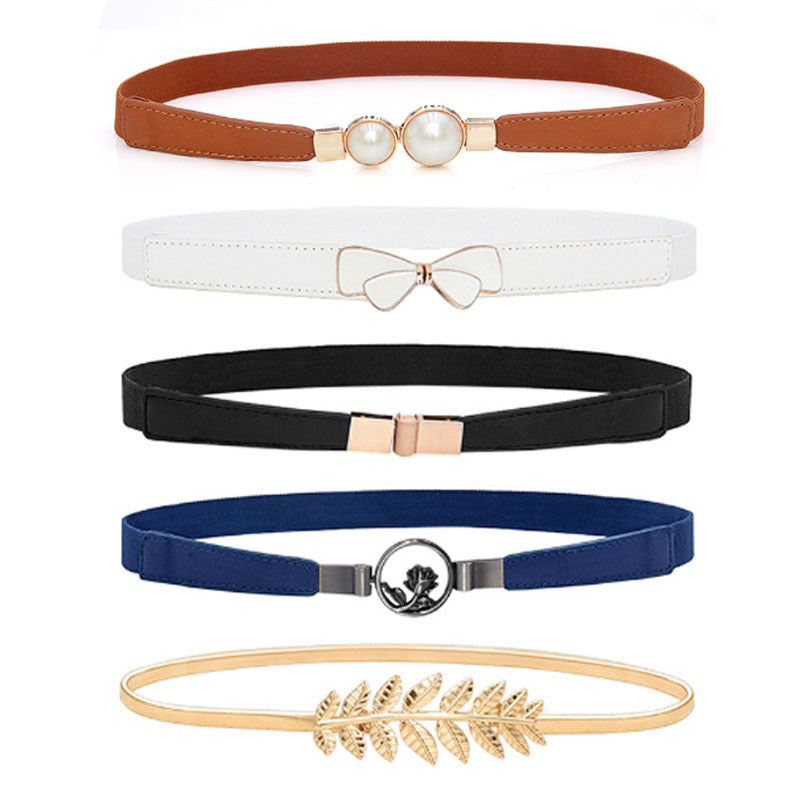 Elastic belt with belt