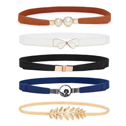 Elastic belt with belt