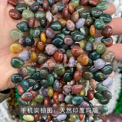 Crystal agate water drop beads loose beads