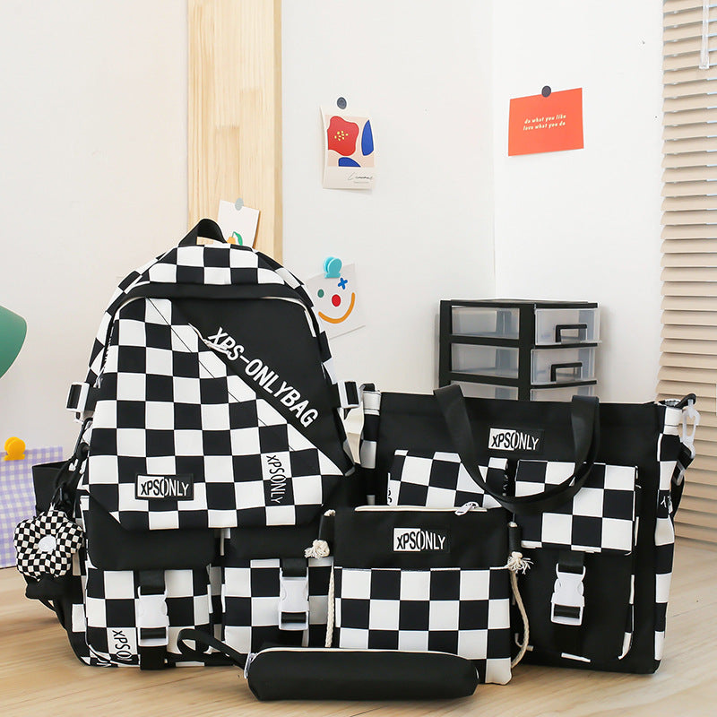 Handbag backpack bag 4 piece set school bag