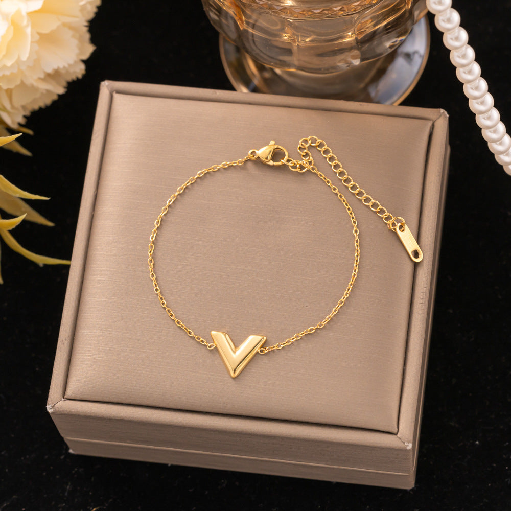 18K Gold Titanium Steel Bracelet