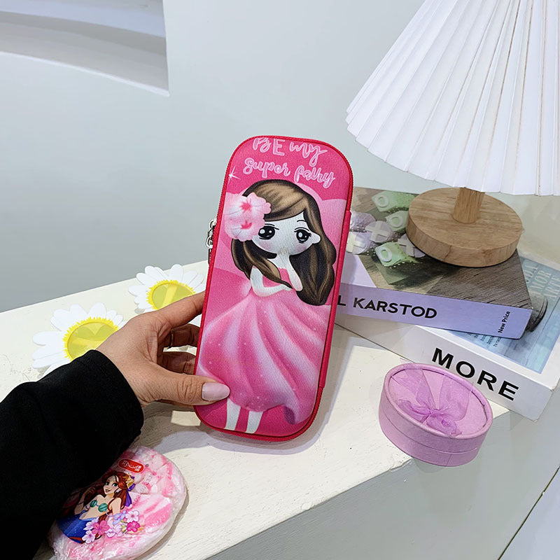 Estuche multifuncional para estudiantes de primaria. 