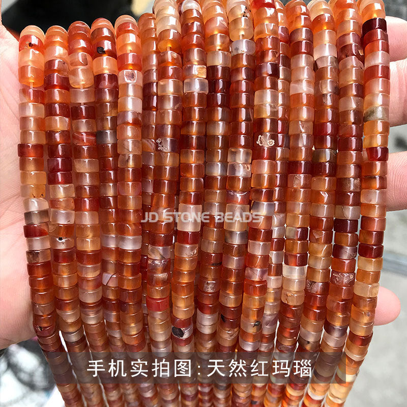3 * 6Mm natural stone right angle disc loose beads