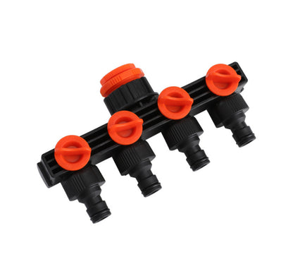 Four way valve diverter