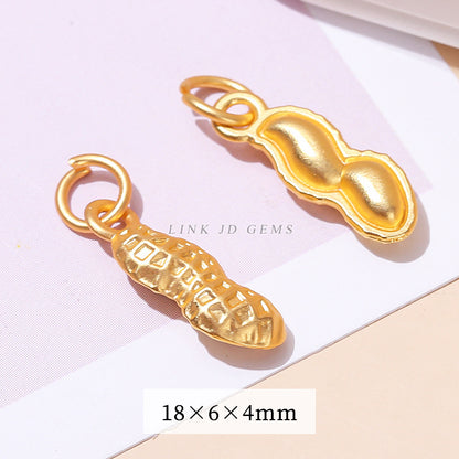 Ancient gold bell lotus abacus pendant