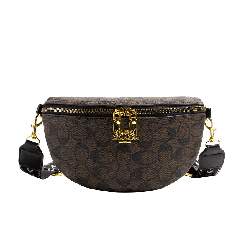 Premium textured breast bag underarm messenger bag