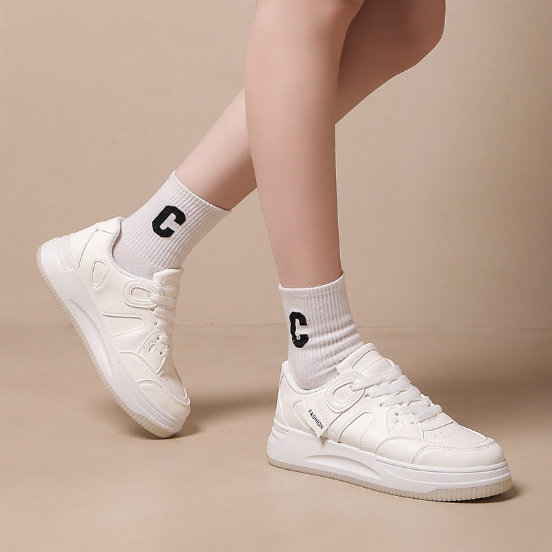 Fall popular new white shoes for women