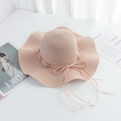 Beaded Hat Women's Summer Sun UV Beach