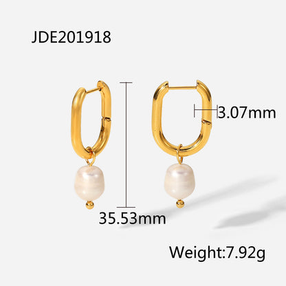 Pearl earrings