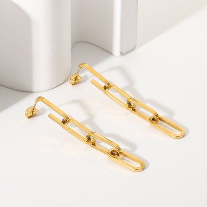 Earrings Women's Long Chain Earrings Jewelry