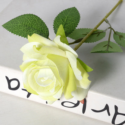 Simulation velvet rose corner rose flower