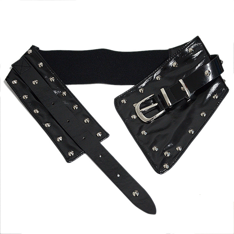 Casual Punk Rivet Waist Seal