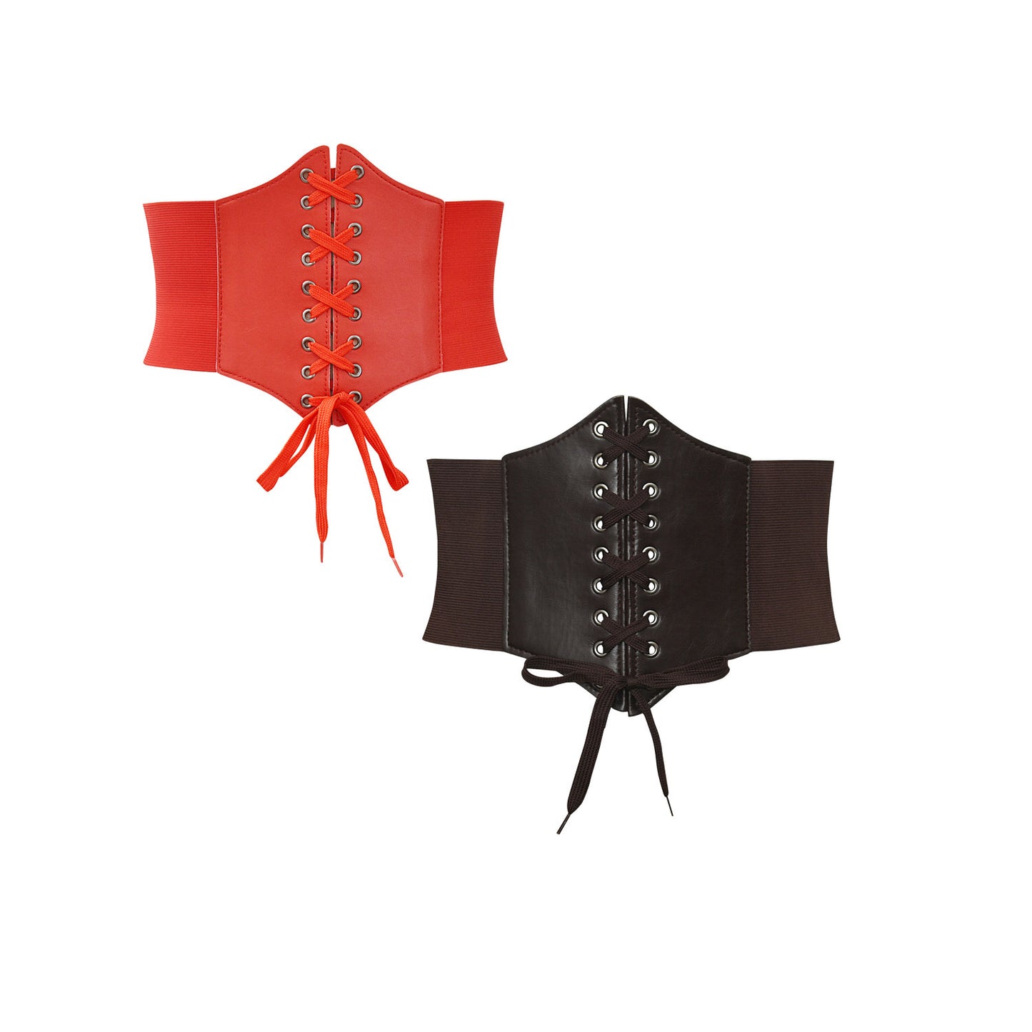 Elastic waist width belt