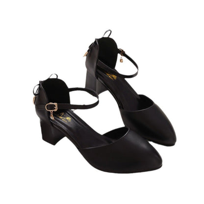 Thick heel high heels children