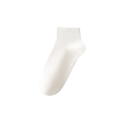 Calcetines tobilleros transpirables de algodón para hombre de primavera-otoño-verano 