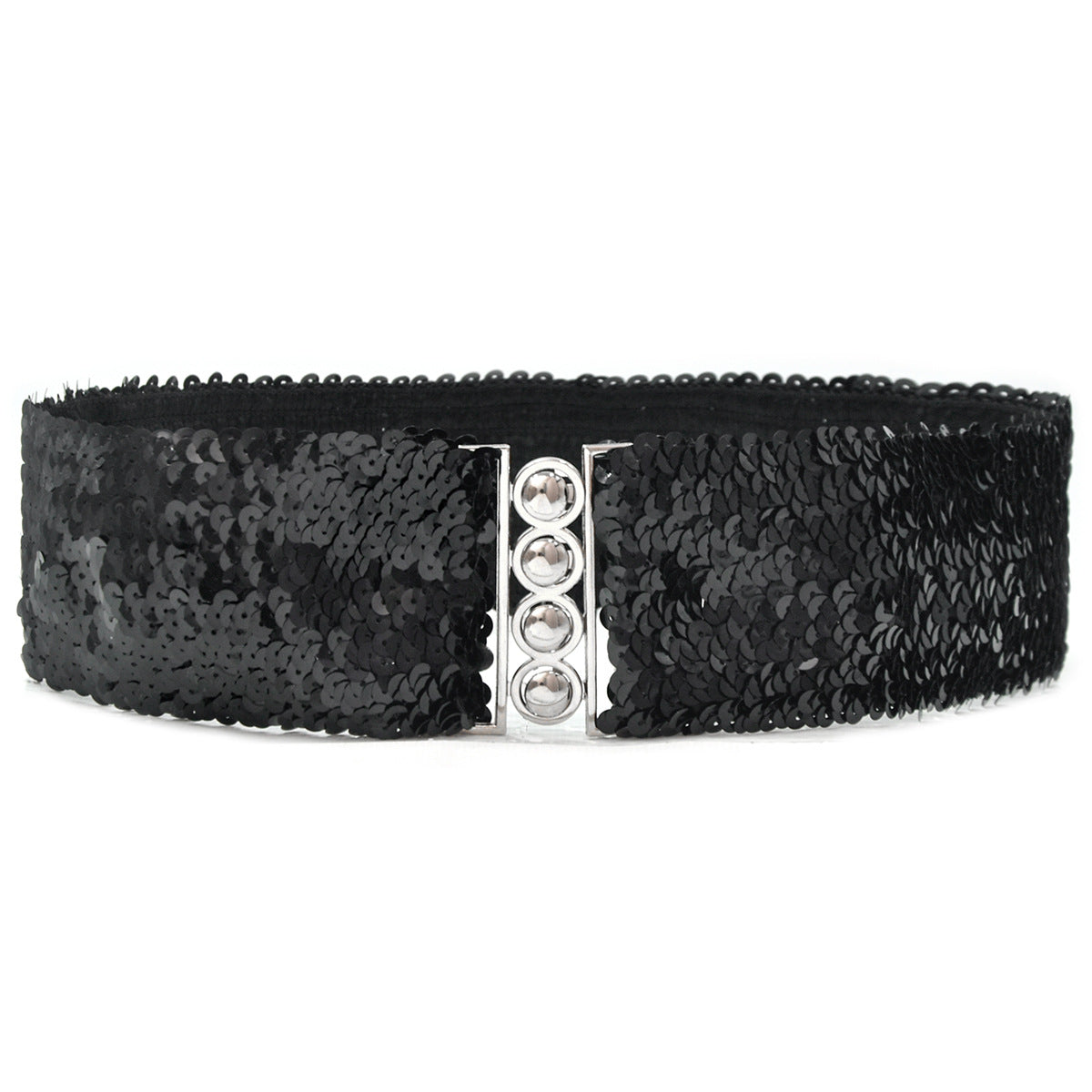 Sequin elastic belt