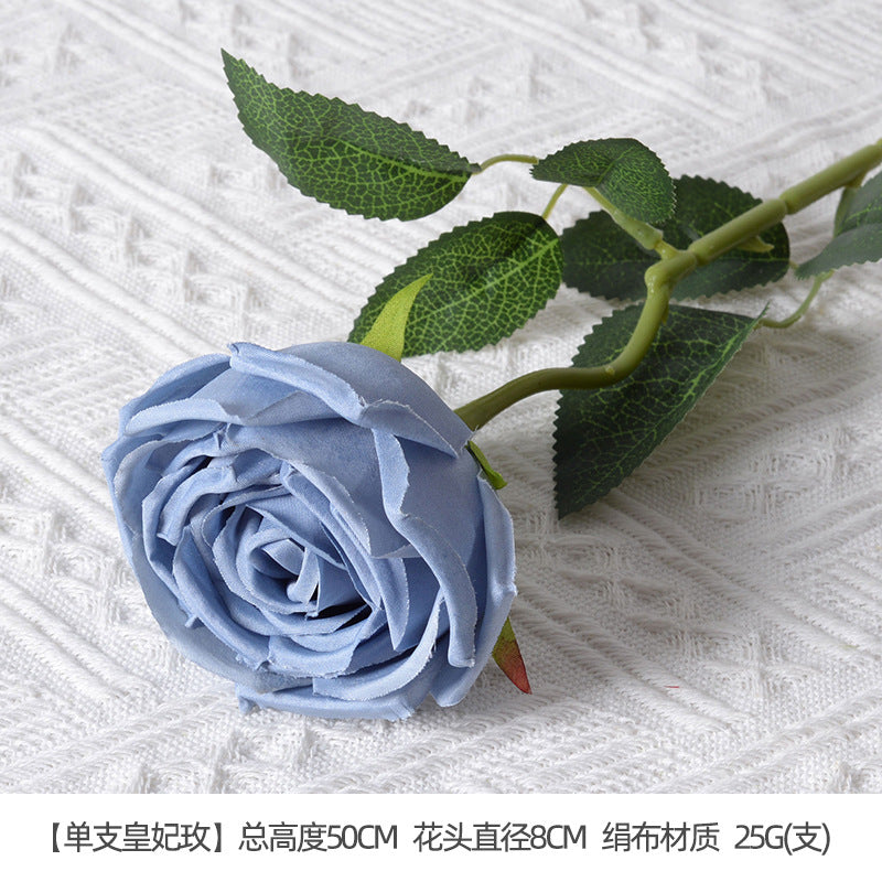 Artificial flowers blue series flowers plastic flowers wholesale