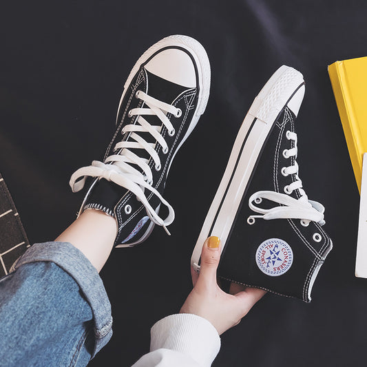 High-top Canvas Shoes 2023 Spring/Autumn Trendy