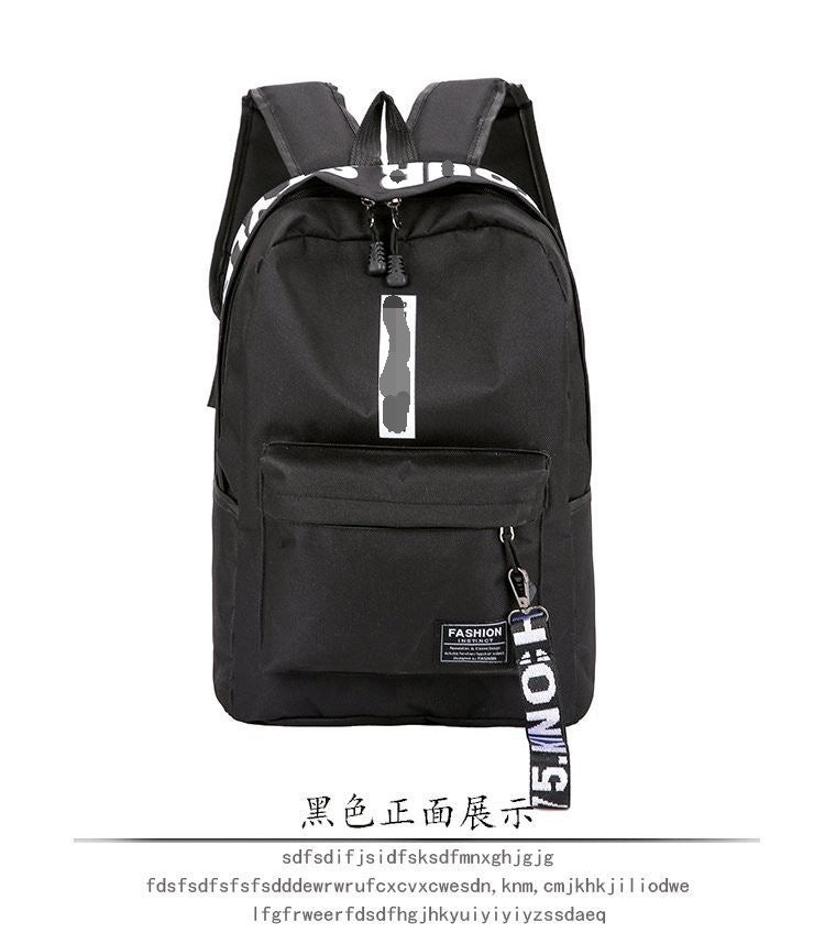 Backpack Canvas Large Capacity Student School Bag