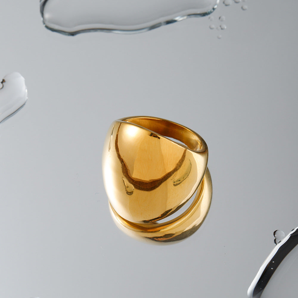 Oval ring simple ring