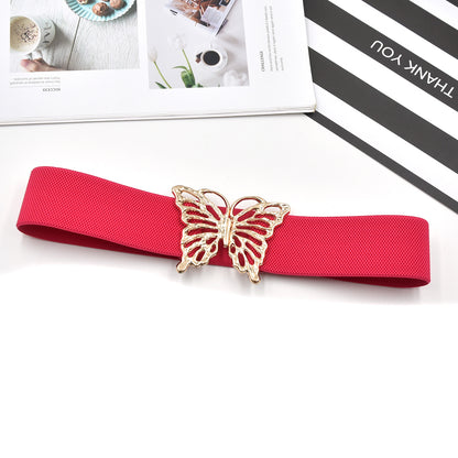 Hollow butterfly decorative belt