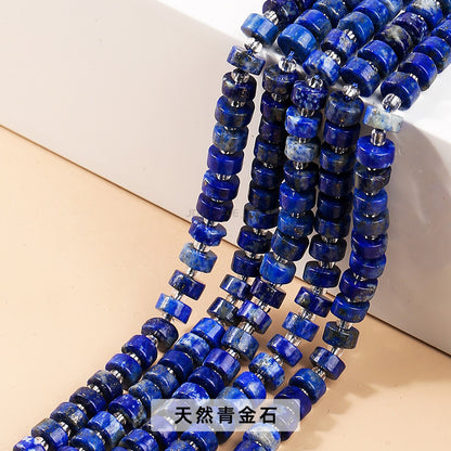 3 * 6Mm multi-material crystal round spacer loose beads