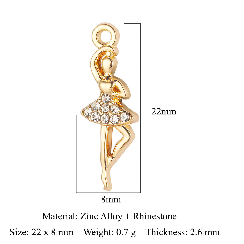 5 pcs/pack, snowman elk smiley face alloy pendant.