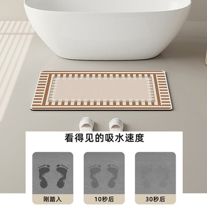 Non-Slip Diatomite Absorbent Mat