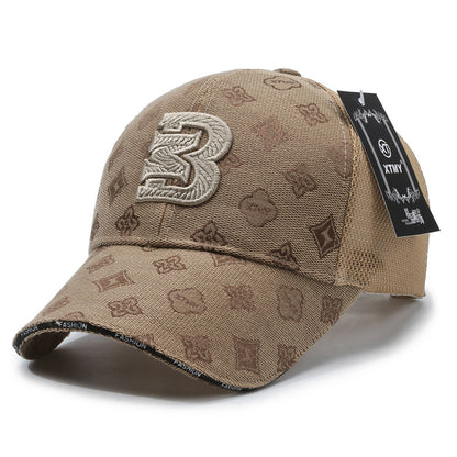 Gorra de malla versátil con protección solar y diseño de pico de pato 