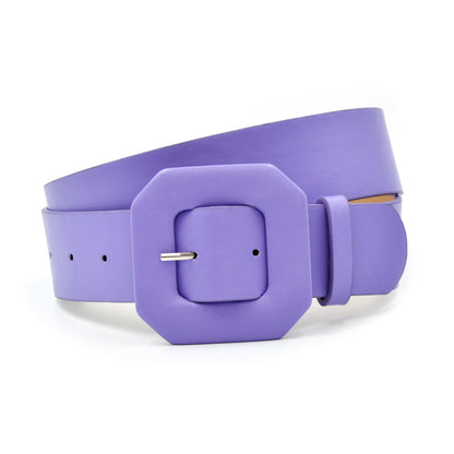 Simple belt black red