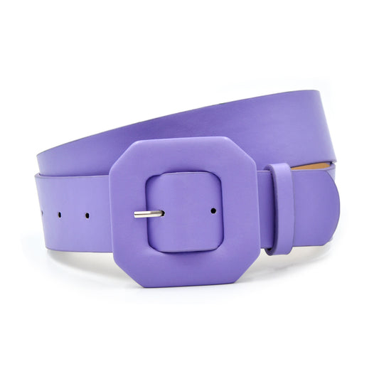 Simple belt black red