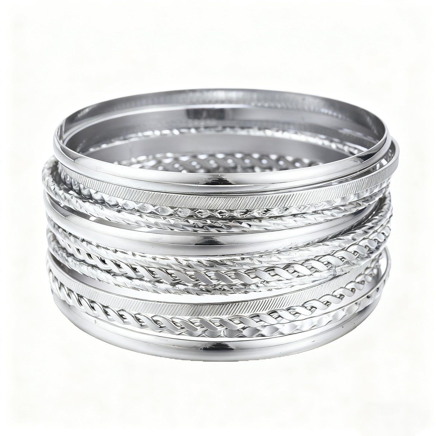 Geometric Flower Opening Bracelet