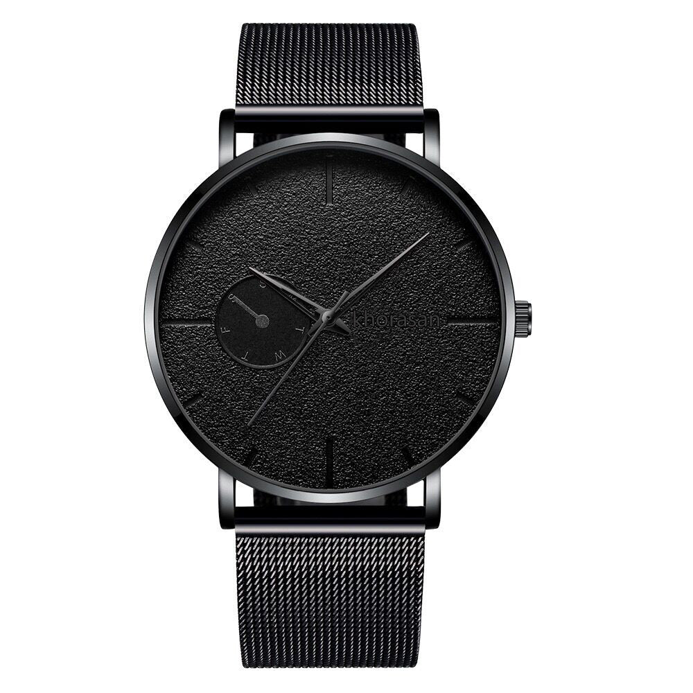 Alloy Mesh Strap Men's Watch