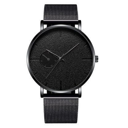 Alloy Mesh Strap Men's Watch