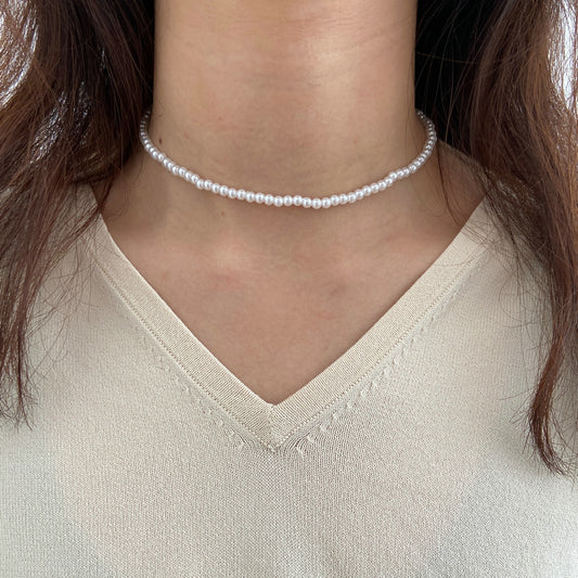 Collar de perlas gargantilla collar de clavícula 