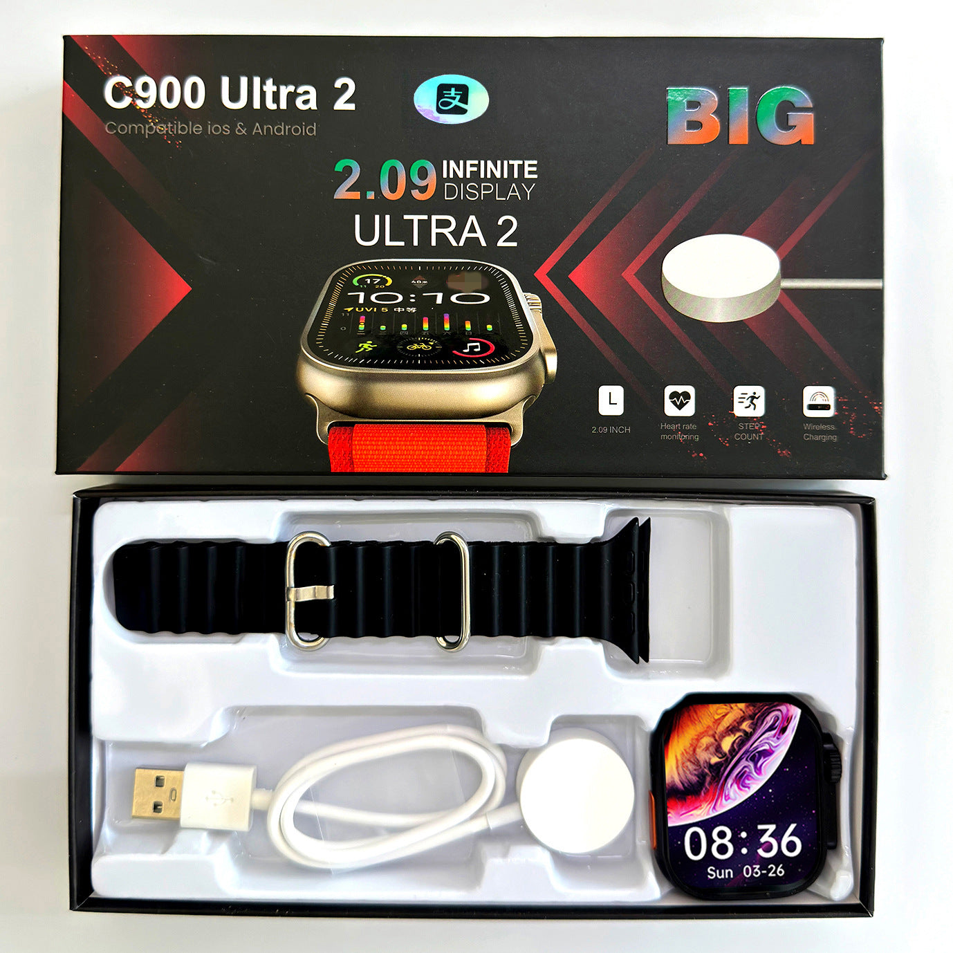 S9 Ultra Dynamic Island Bluetooth Version Men's Sports Watch