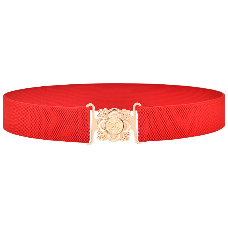 Elastic wide waist seal with fashion