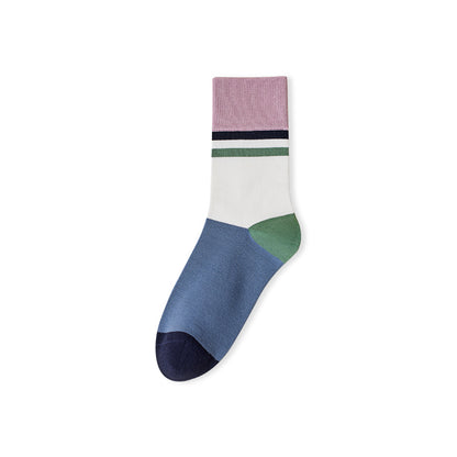 Cotton Breathable Anti-Odor Mid-Calf Trendy Socks