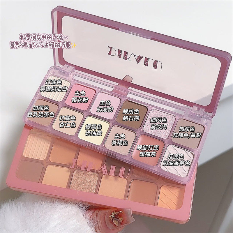 Paleta de sombras de ojos de 12 colores 